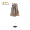 Ô dù chính tâm chữ nhật 4m7 ROMA khi thu gọn tán