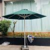 Ô dù chính tâm tròn 3m màu xanh rêu lắp đặt thực tế ngoài trời Ô dù chính tâm tròn 3m màu xanh rêu lắp đặt thực tế ngoài trời